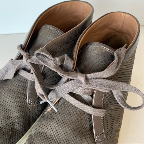 Vince Perforated Sport Suede Sneaker Boot Size 10 - Picture 12 of 13